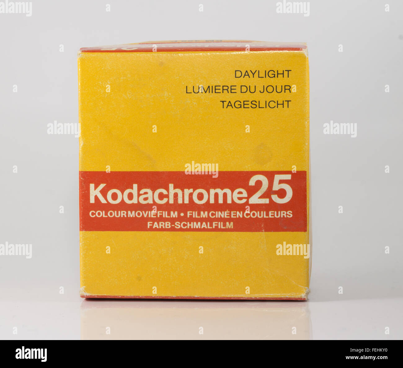 Kodak Kodachrome25 8mm Schmalfilm Stockfoto