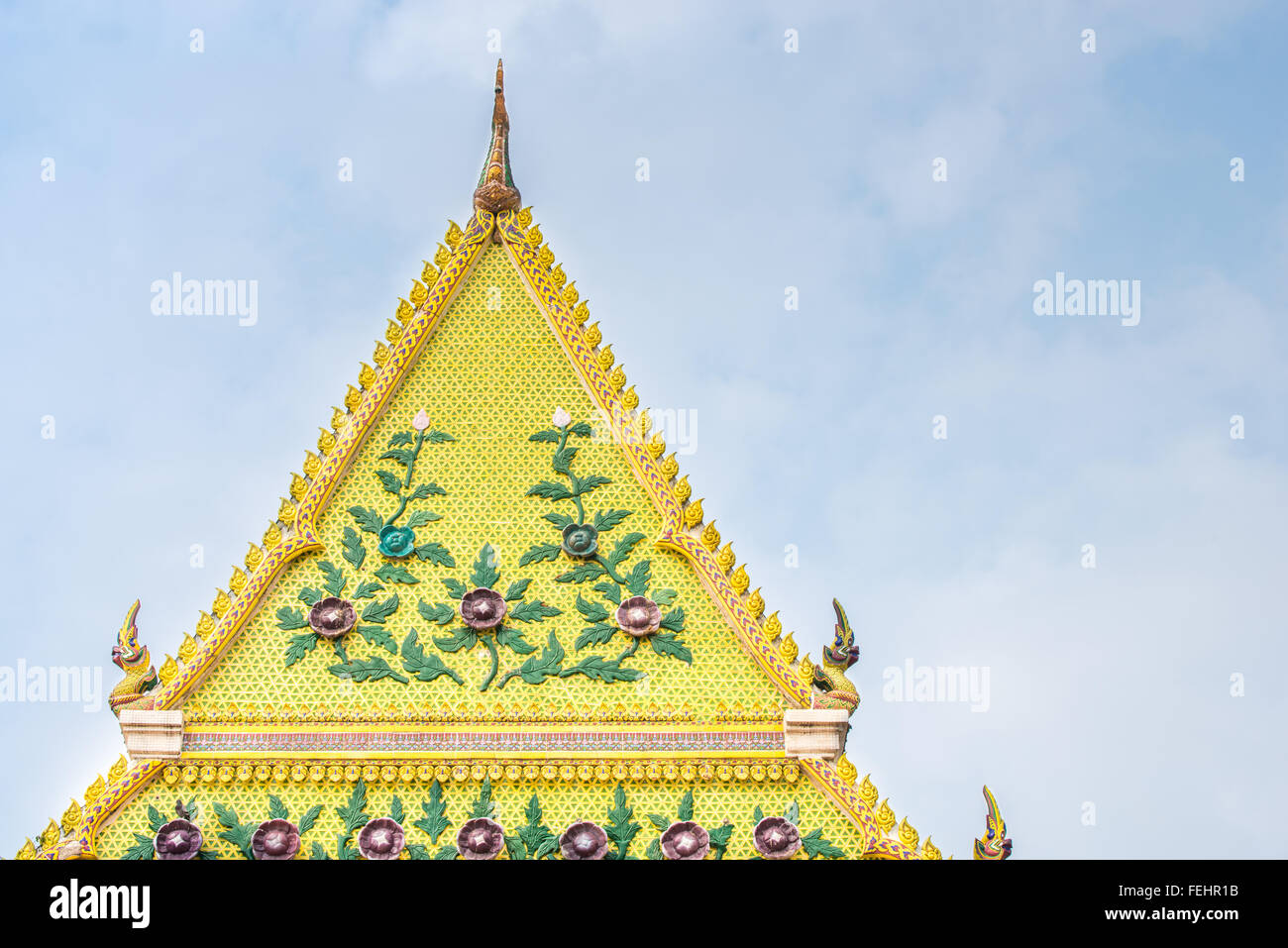 Thai Tempel Dach Stockfoto