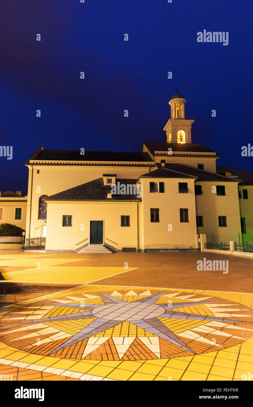 Kirche St. Antonio in Genua Stockfoto