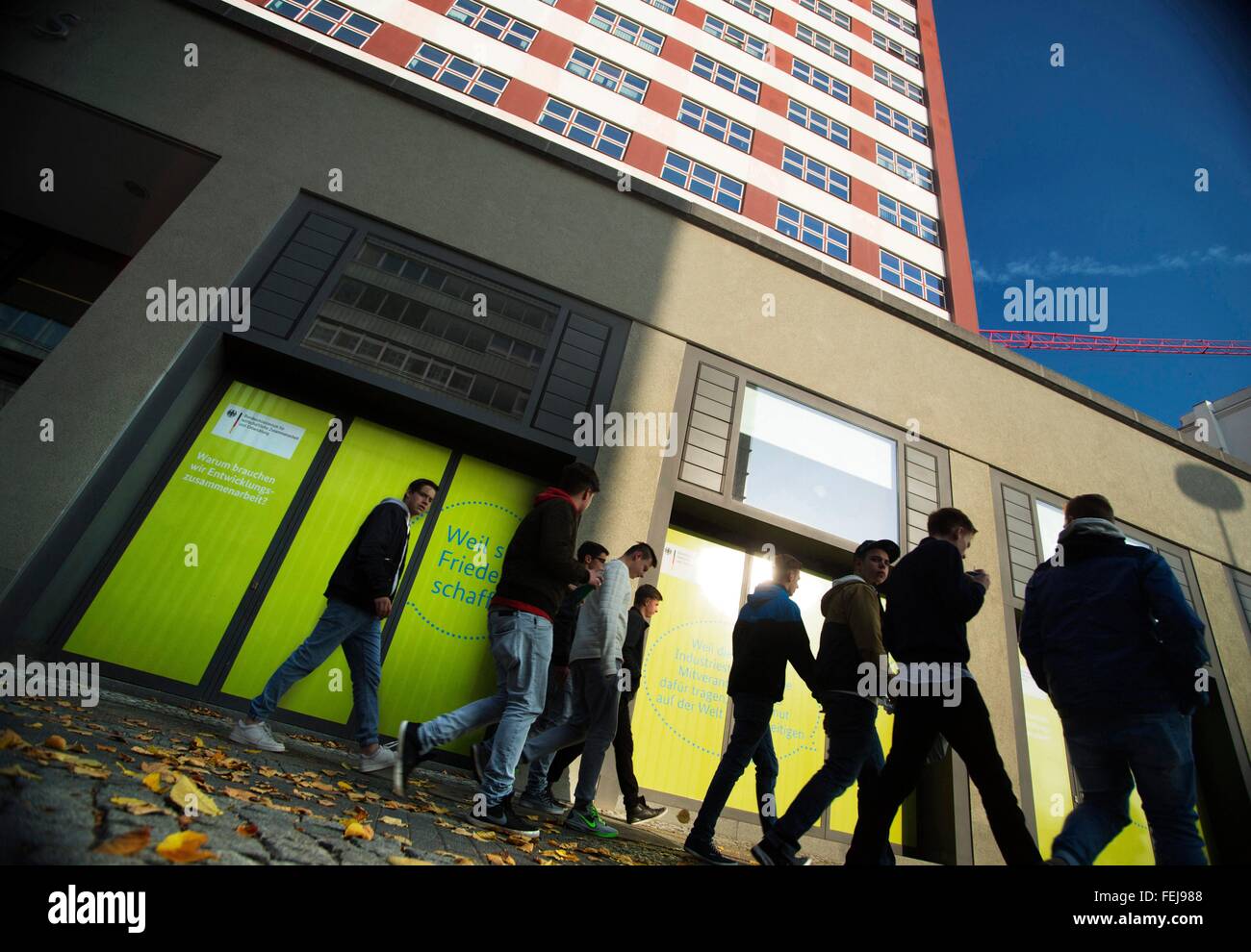 Das Bundesministerium für wirtschaftliche Zusammenarbeit und Entwicklung, BMZ, die Bundesrepublik Deutschland ist eine oberste Bundesbehörde. Oktober 2015 Stockfoto