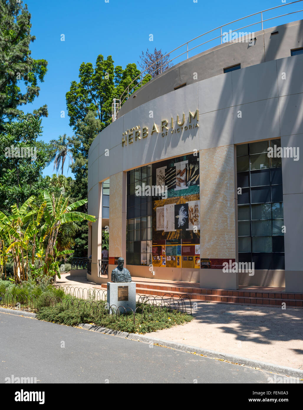 Nationalen Herbarium von Victoria, Melbourne, Australien Stockfoto