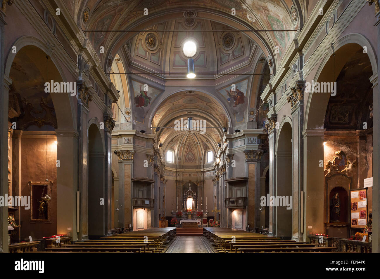Chiesa di Sant'Antonio (Saint Anthony Church). Locarno, Schweiz. Stockfoto