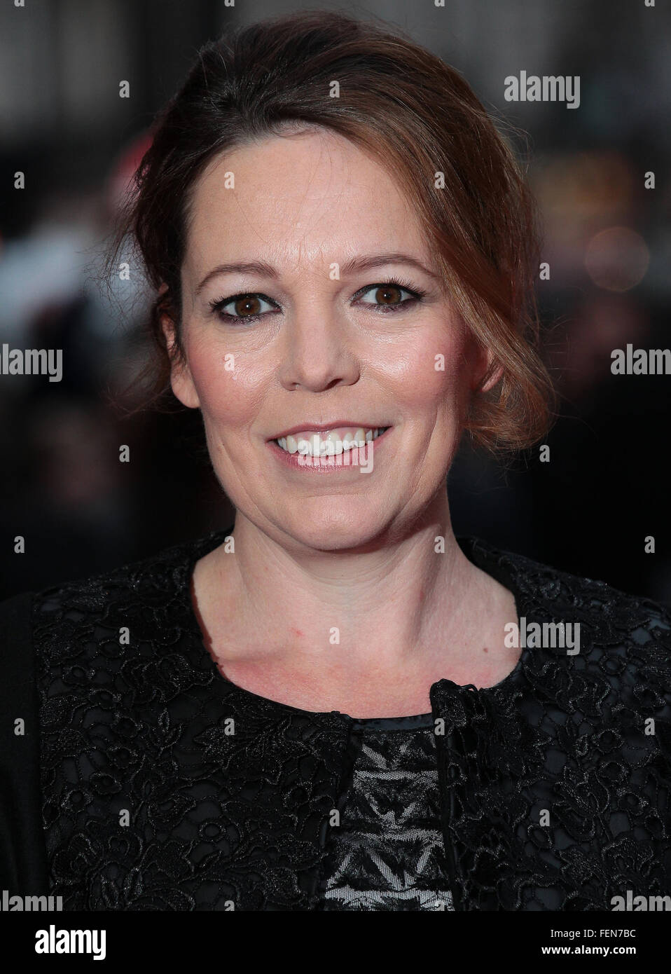 London, UK, 13. Oktober 2015: Olivia Colman besucht The Lobster Premiere, 59. BFI London Film Festival in London Stockfoto