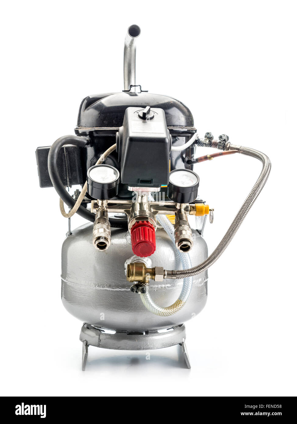 Tragbarer luftkompressor -Fotos und -Bildmaterial in hoher Auflösung – Alamy