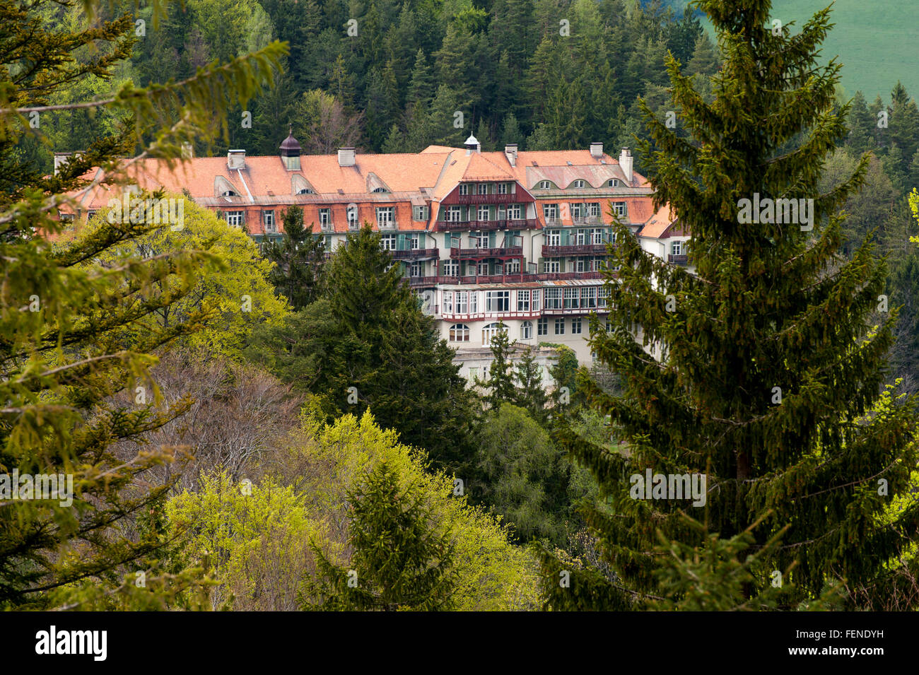 Kurhaus Semmering (1909), vor Ort Semmering, UNESCO-Weltkulturerbe Semmeringbahn, Steiermark, Österreich Stockfoto