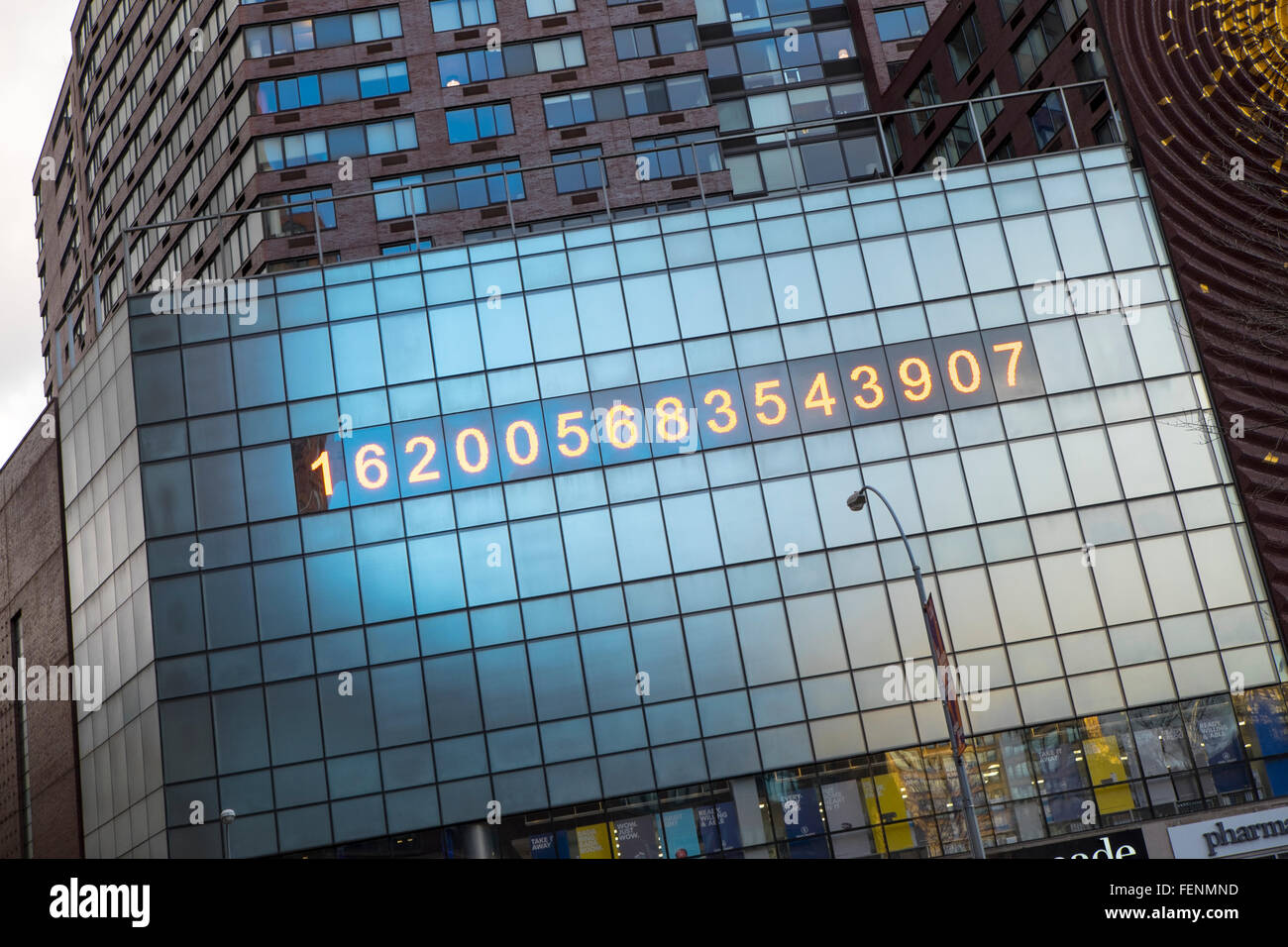 Amerikas Staatsverschuldung, Union Square, New York City, USA Stockfoto