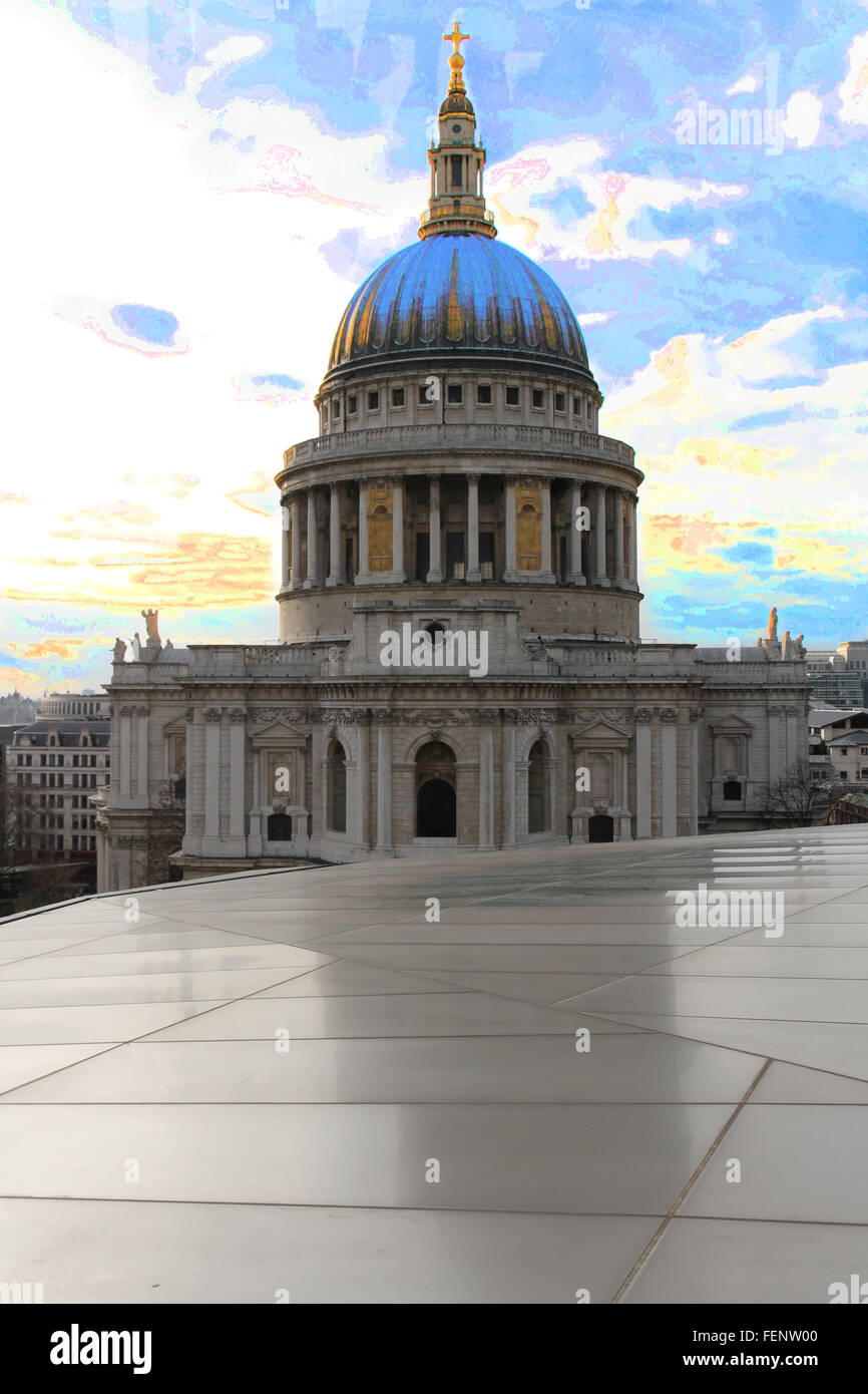 St Paul's Cathedral, Ludgate Hill, London EC4M 8AD Stockfoto