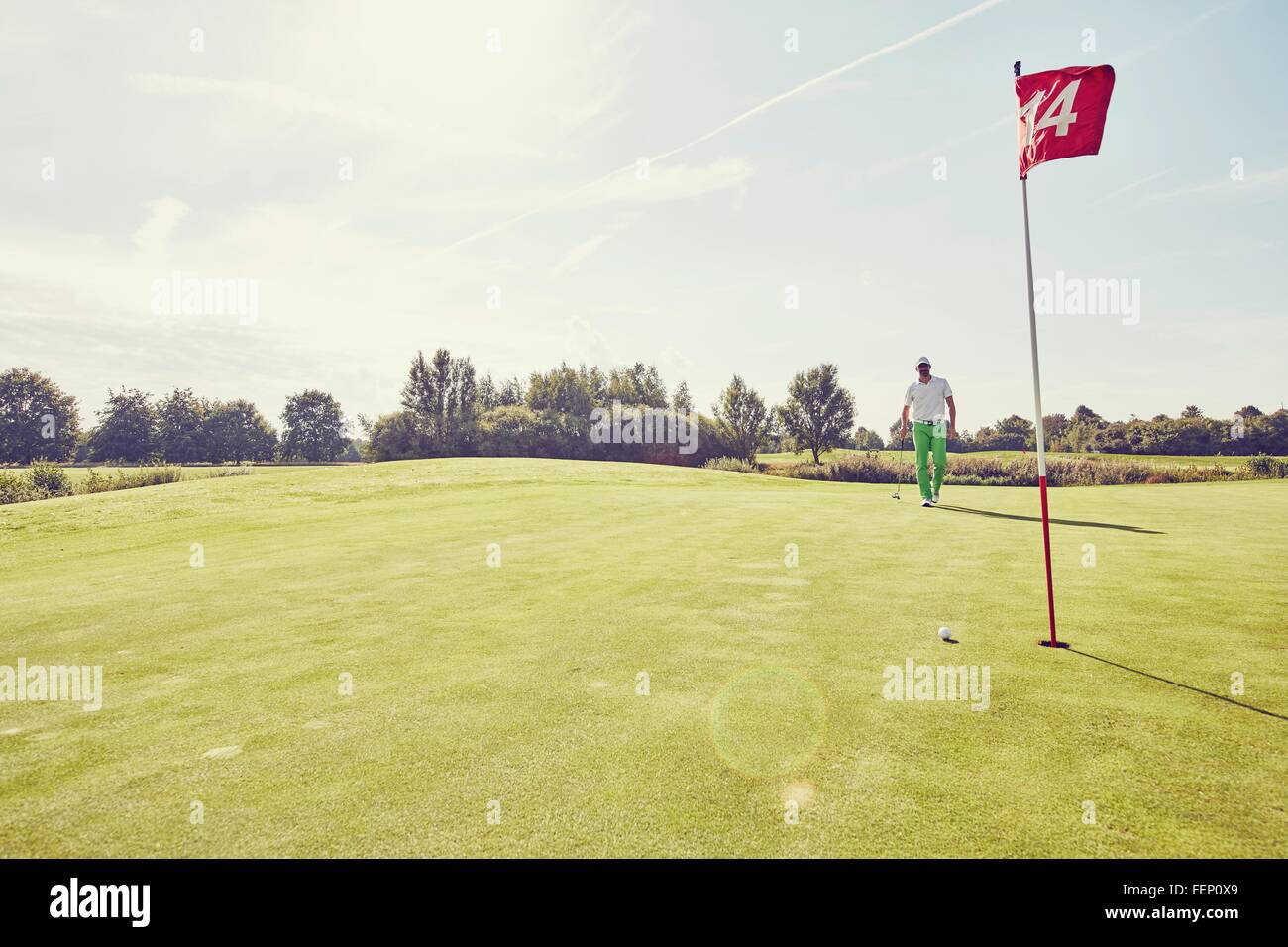 Golf Spielen In Der Nahe