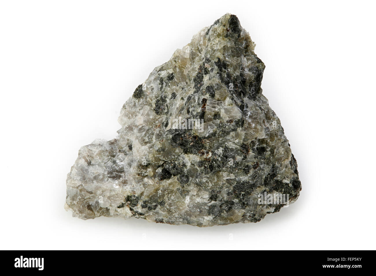 Fassaite, magmatischen Mineral, Wakefield, Quebec, Kanada Stockfoto