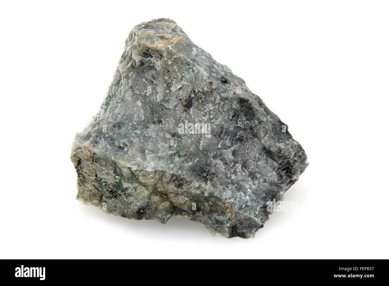 Nepheline Syenit, magmatischen, magmatische Gestein, Mt. St. Hilaire, Quebec, Kanada Stockfoto