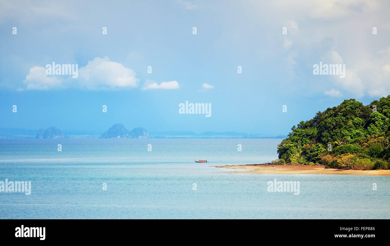 Landschaft mit Meer und Wolken, Asien, Thailand Stockfoto