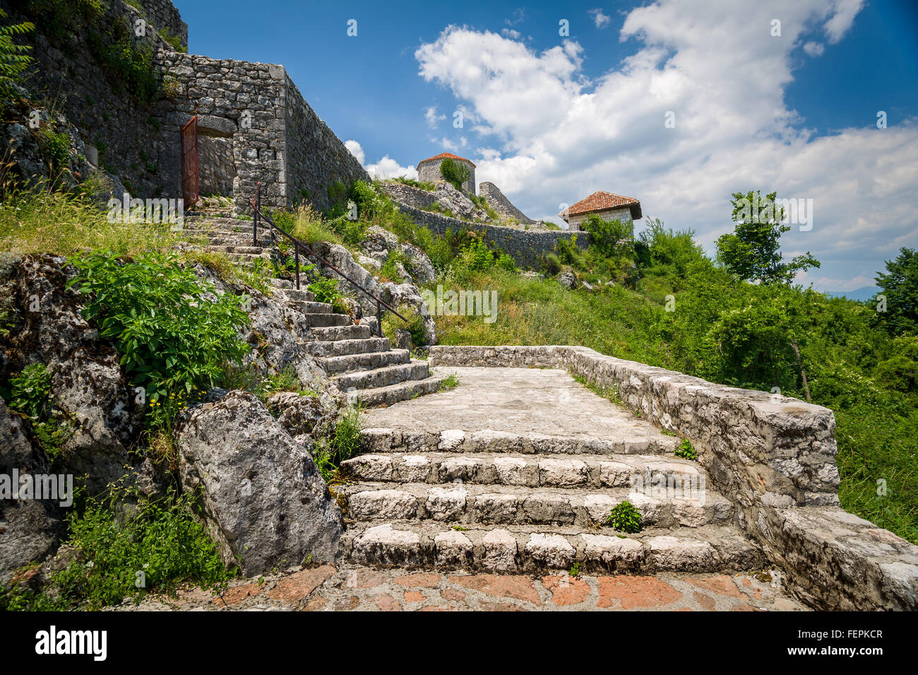 Bedem Festungsruinen Stockfoto
