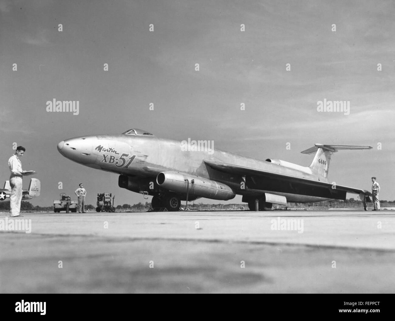 Martin XB-51 US-Verteidigungsministeriums Foto Stockfoto