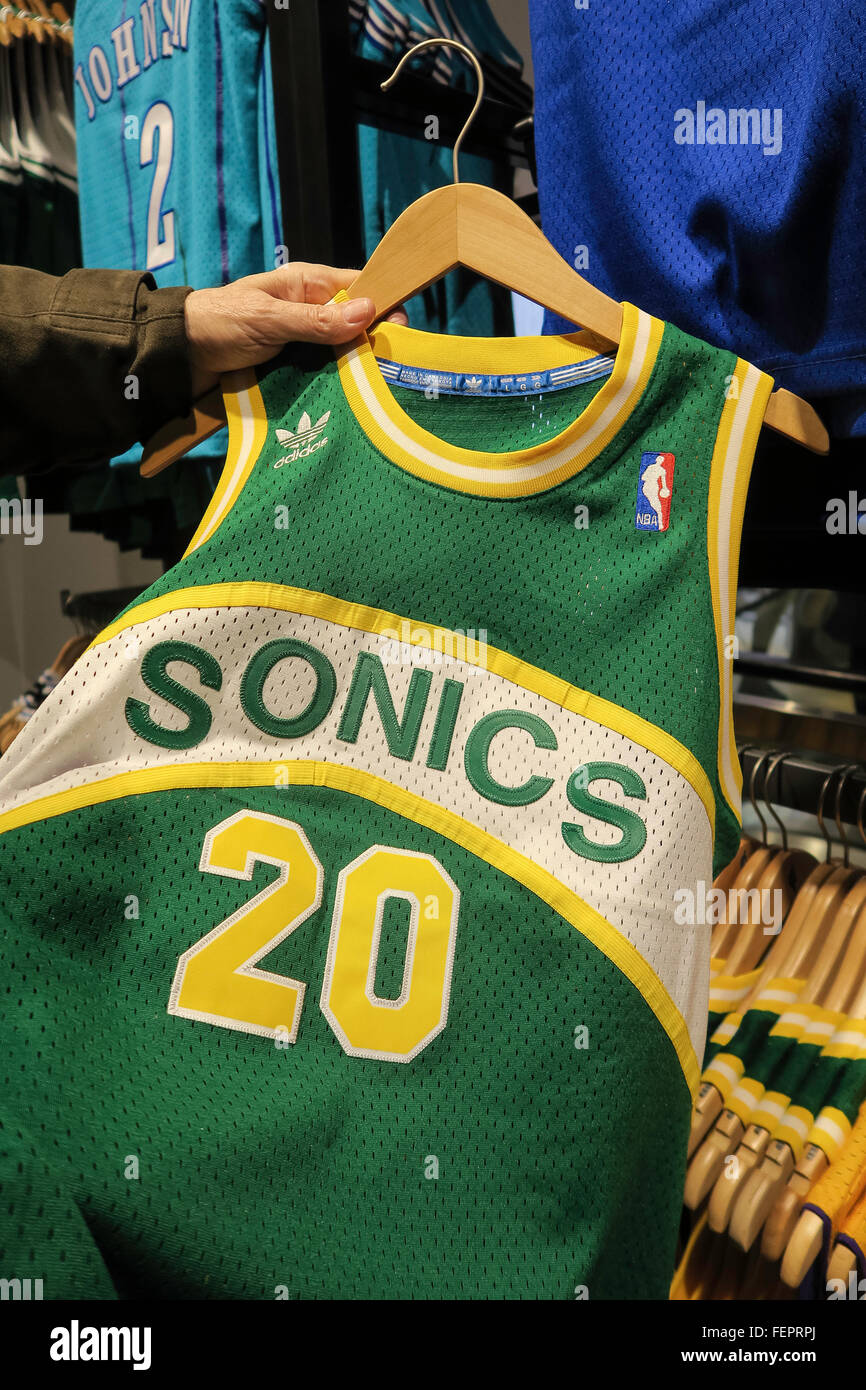 NBA-Flagship-Store, 545 Fifth Avenue, New York Stockfoto