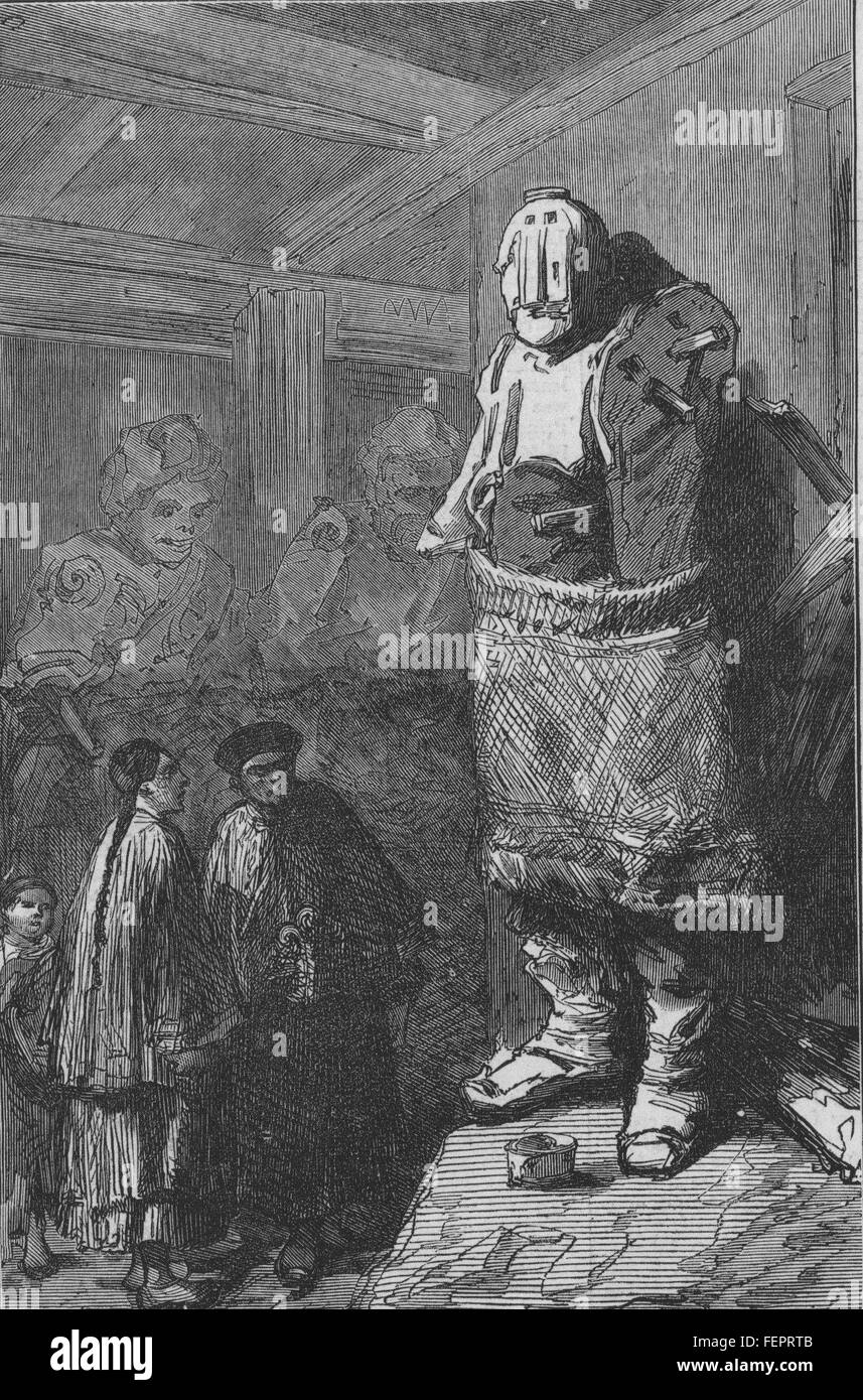 CHINA ein Idol aus Reparatur 1873. Illustrierte London News Stockfoto