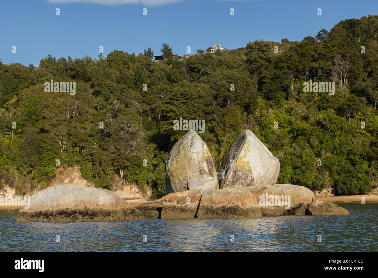 Split Apple Rock Stockfoto