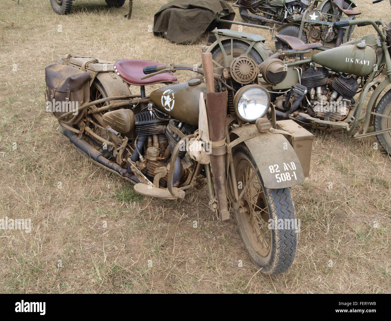 HD militärische Motorrad pic2 Stockfoto