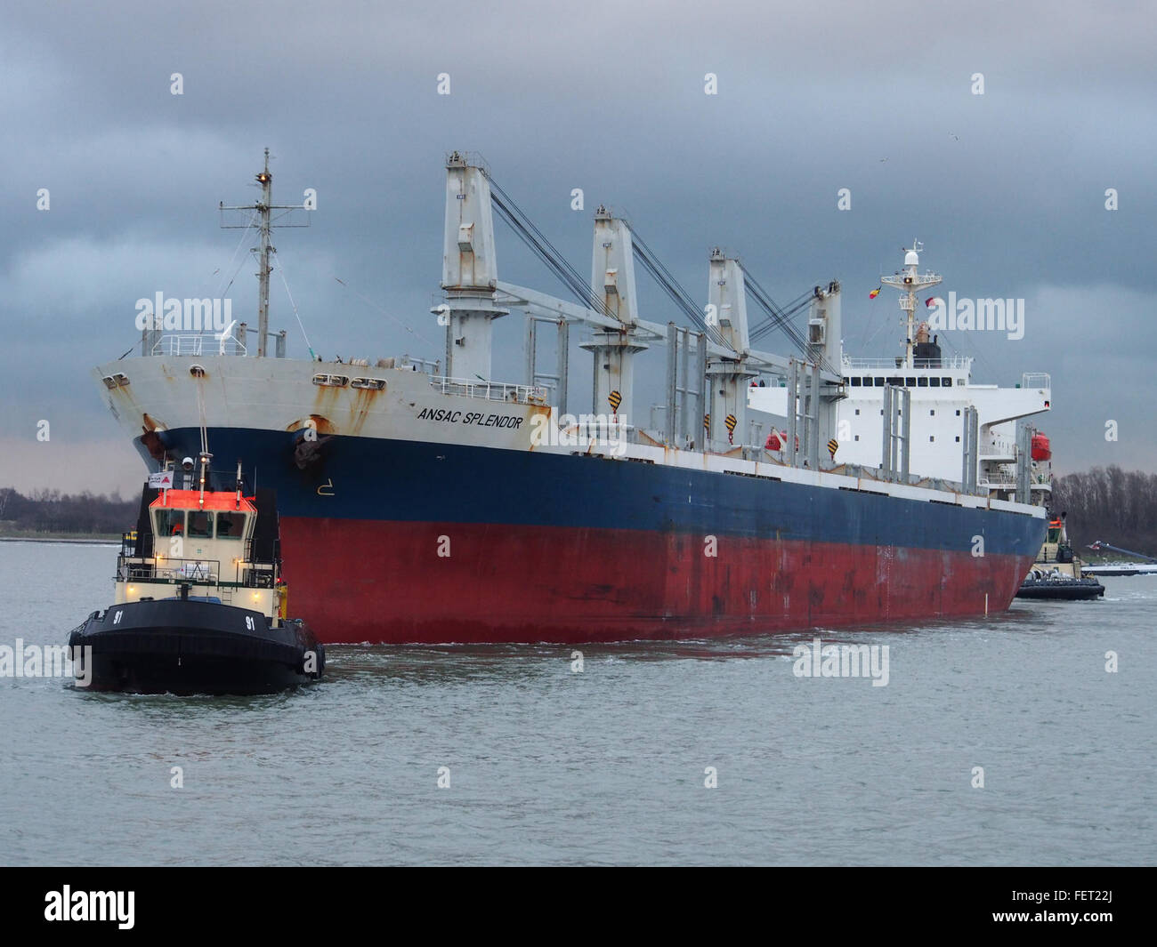 Ansac Pracht (Schiff, 2004) IMO 9288239 Hafen von Antwerpen pic1 Stockfoto