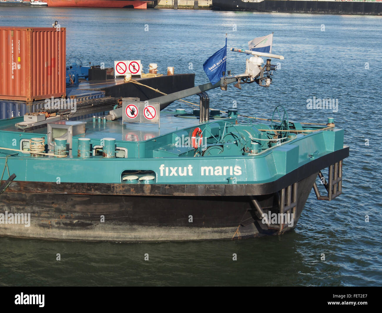 Fixut Maris (Schiff, 2001) ENI 02324793 IMO 9255127 Hafen von Rotterdam Stockfoto