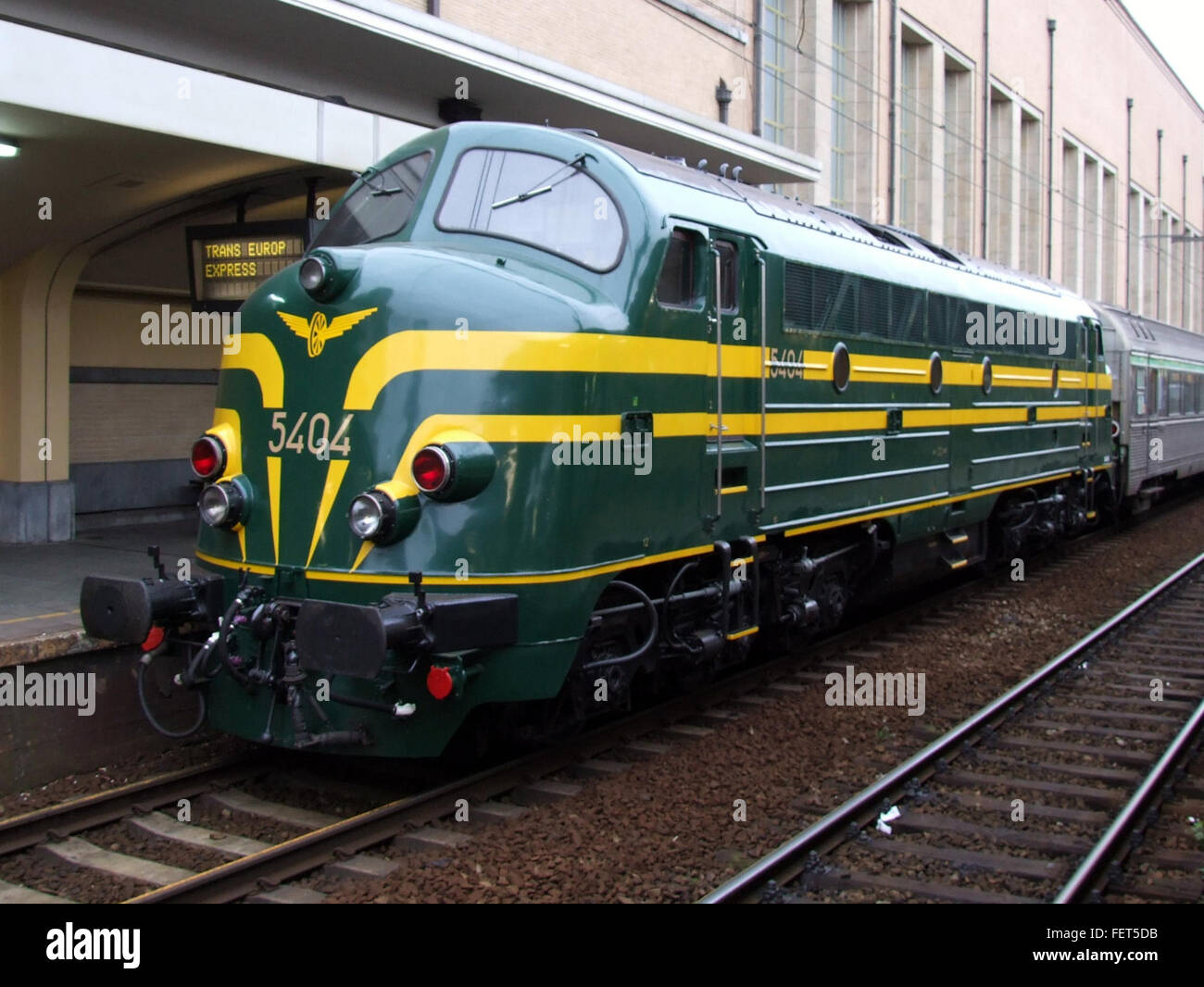 Diesellok SNCB, NMBS Klasse 54 HLD 5404 Stockfoto