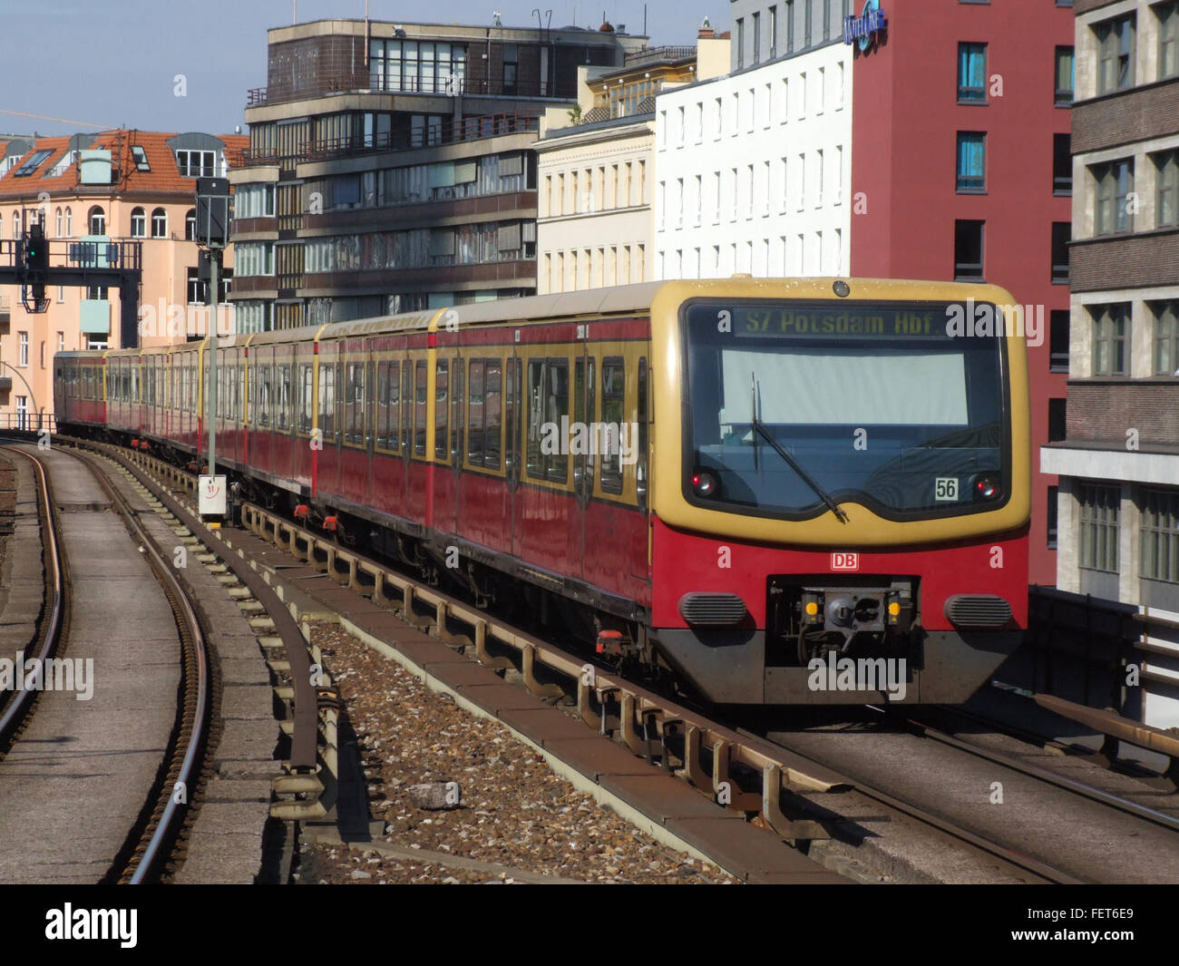 S7 S-Bahn Berlin Stockfoto