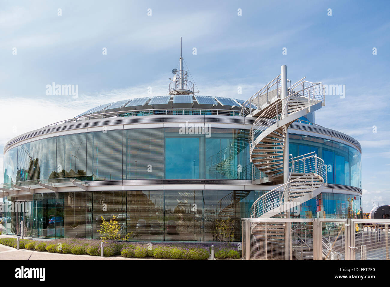 Das äußere der Kommissare der irischen Lichter-Zentrale in Dun Laoghaire, Irland Stockfoto