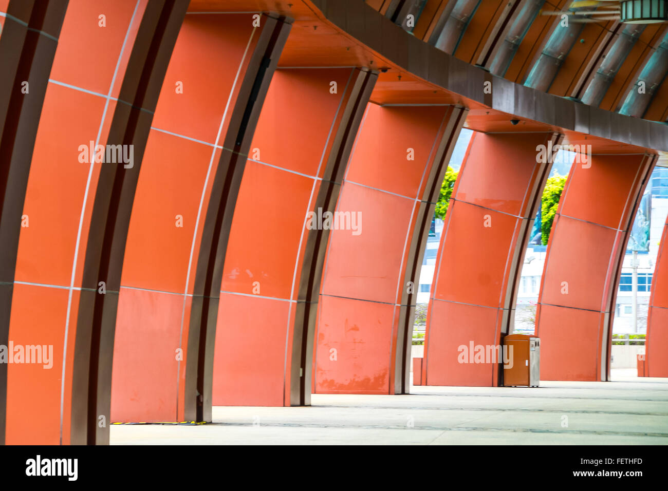 Bogen Betonkonstruktion Stockfoto