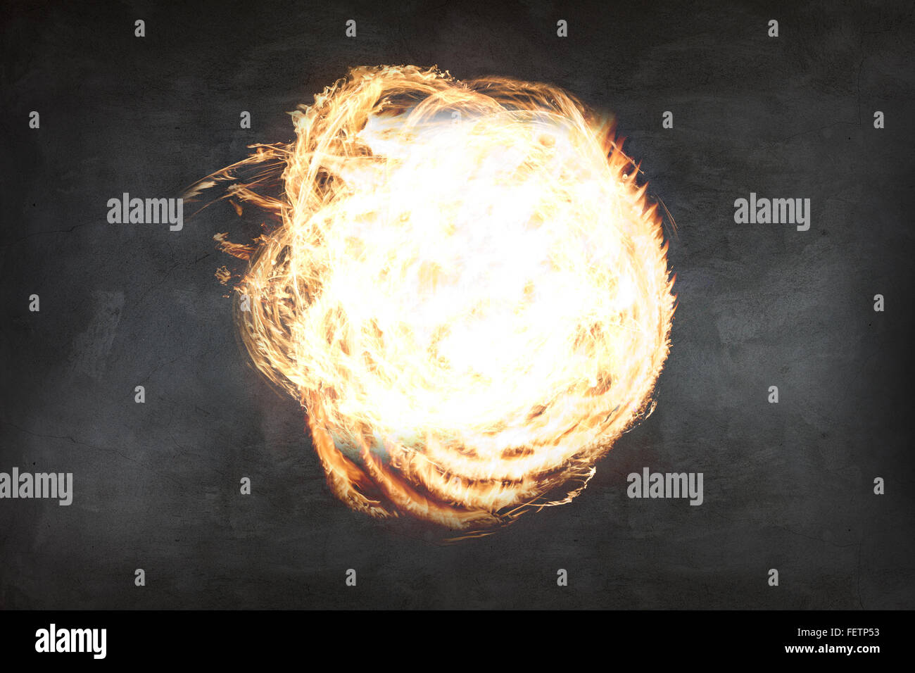 Abstrakte Feuerball Stockfoto