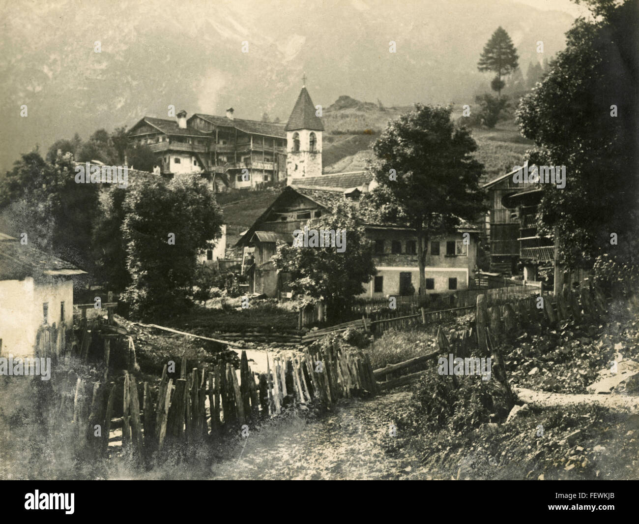 Pecol, Zoldo Alto, Italien Stockfoto