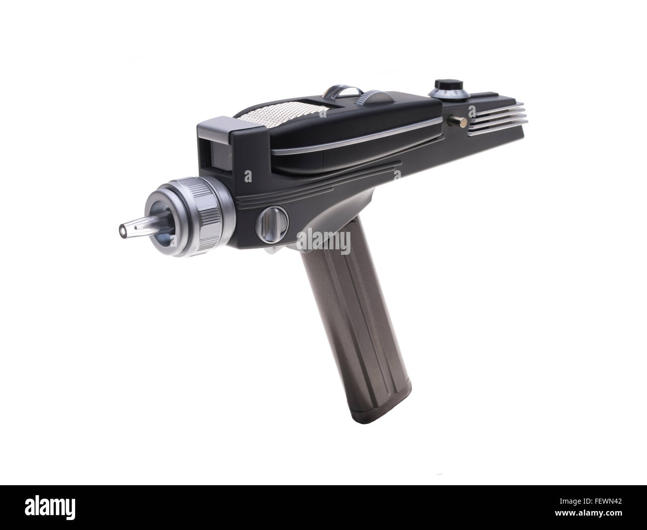 Star Trek original TV Serie 1966 Phaser Waffe, die töten oder betäuben (tödlichen oder nicht tödlichen Kraft) Science Fiction Stockfoto