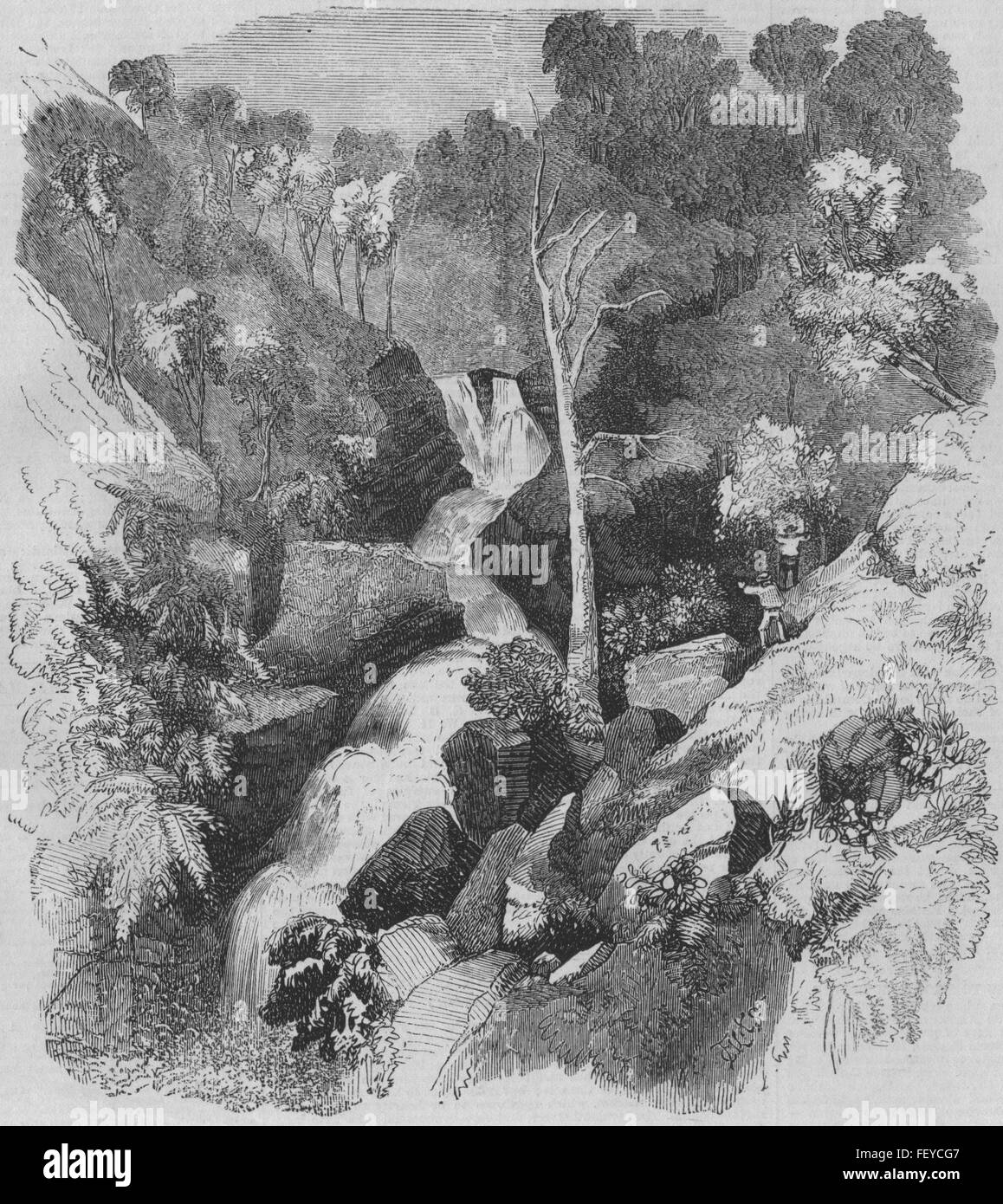 1858. illustrierte London News Stockfoto