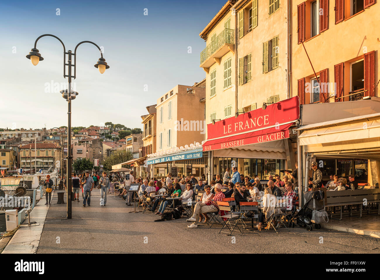 Hafen von Cassis Côte d ' Azur Frankreich Stockfoto