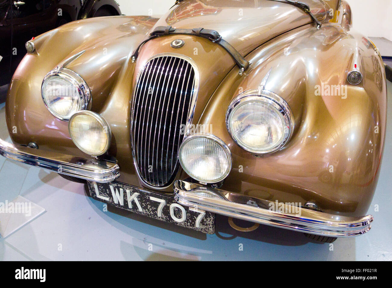1951 Jaguar XK 120 Fixed Head Coupé, klassischen britischen Sportwagen, UK Stockfoto