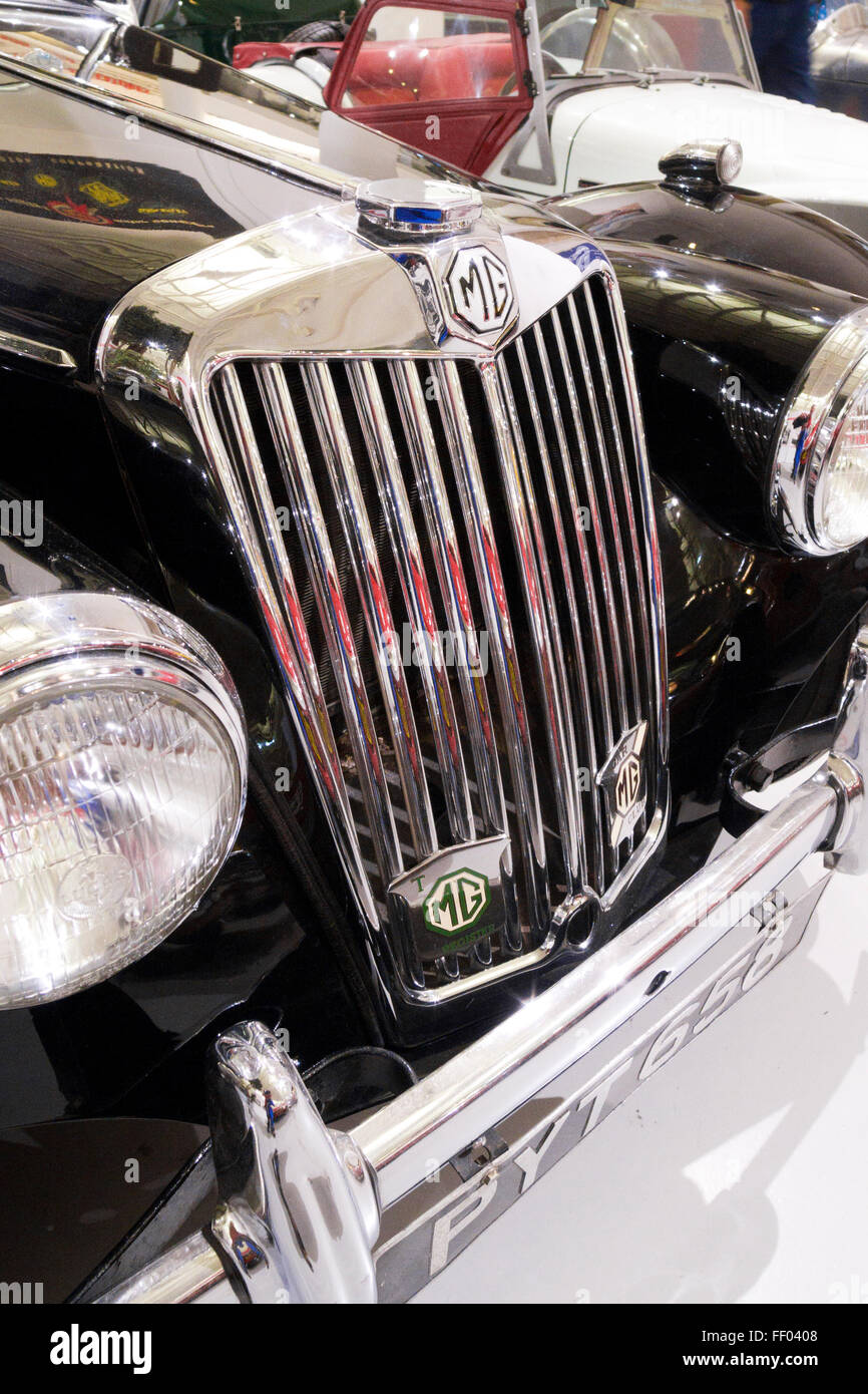 1954 MG TF Midget klassischen britischen Sportwagen, UK Stockfoto