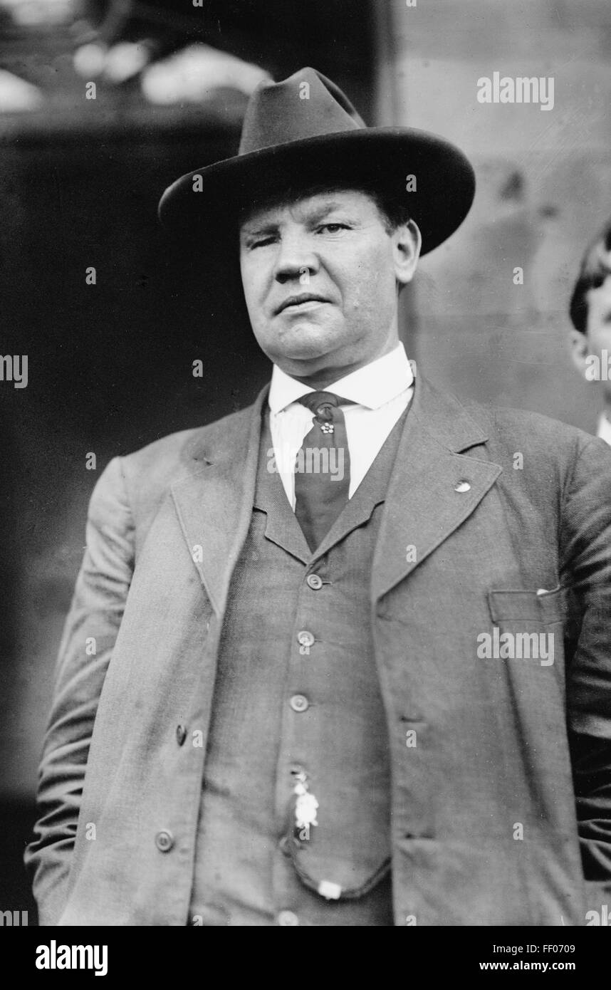 BILL HAYWOOD (1869-1928) amerikanischer Gewerkschaftsführer über 1914 Stockfoto