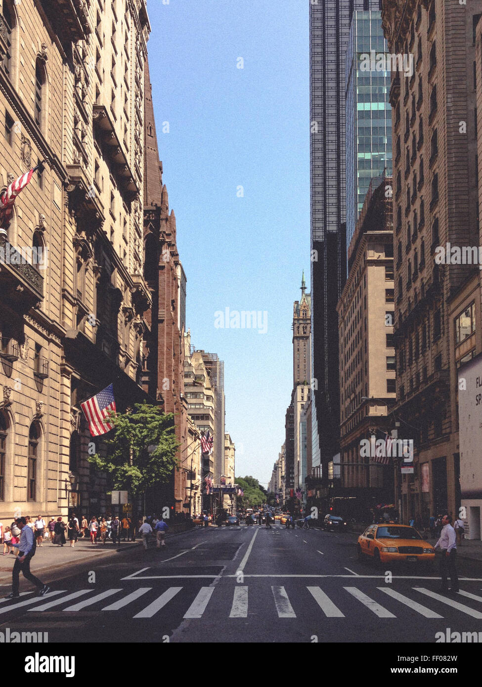 Urbanen amerikanischen Stadt Street Stockfoto