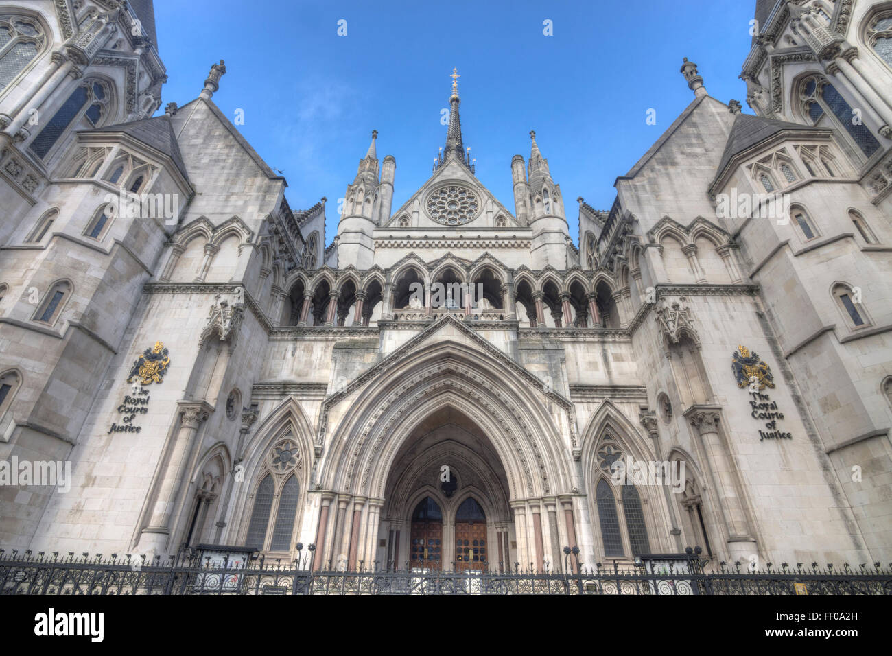 Royal Courts of Justice High Court London Stockfoto