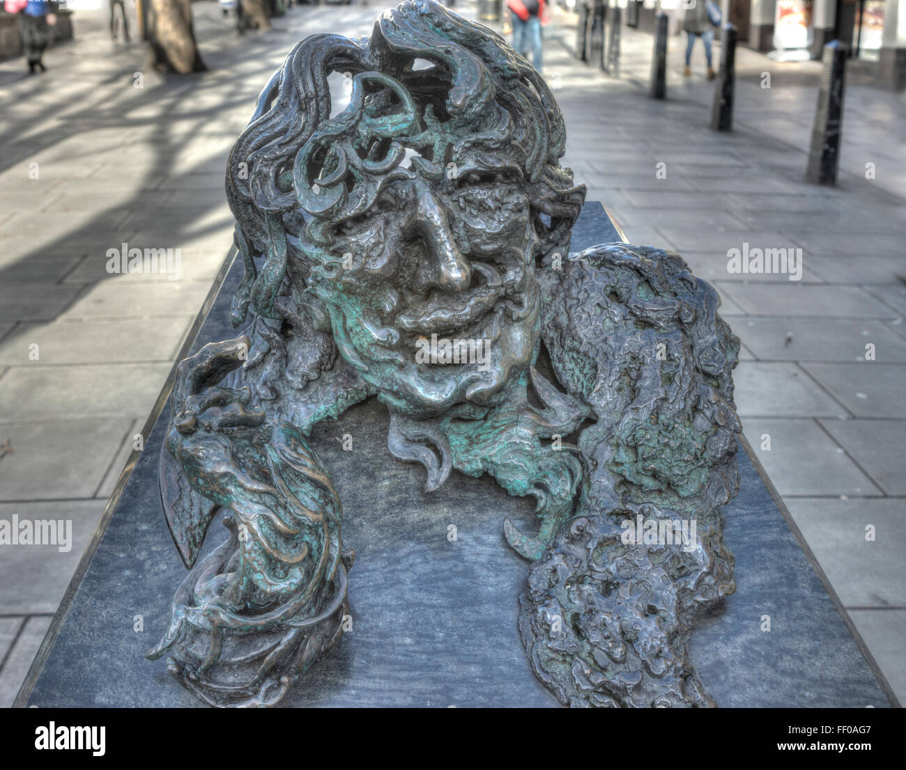 Oscar Wilde Statue London.  Maggie Hamblin Stockfoto