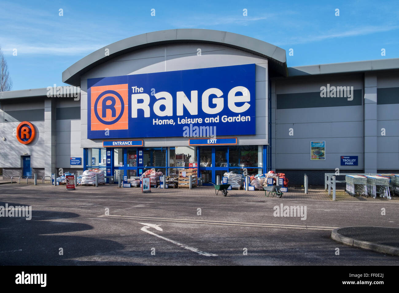 Der Bereich Hardware Store Andover Hampshire Stockfoto