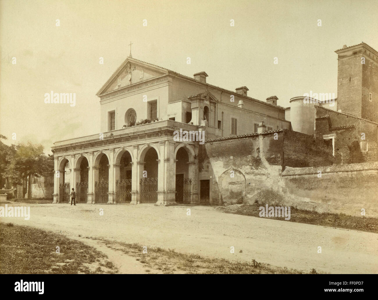 Kirche St. Maria in Domnica, Rom, Italien Stockfoto