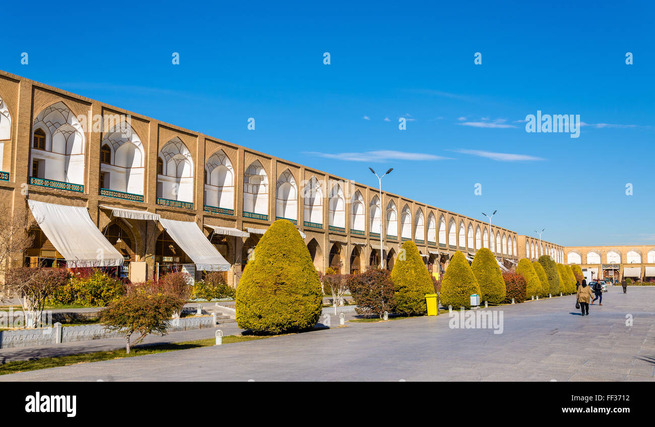Naqsh-e Jahan Quadrat in Isfahan - Iran Stockfoto