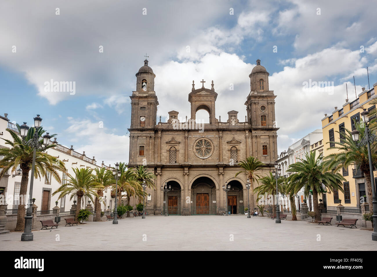Kathedrale von Santa Ana Vegueta in Las Palmas. Gran Canaria, Kanarische Inseln, Spanien Stockfoto