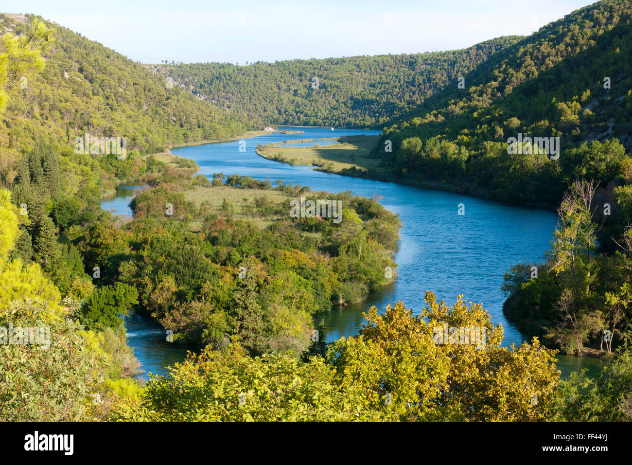 Fernsehreihe, Dalmatien, Nationalpark Krka Stockfoto