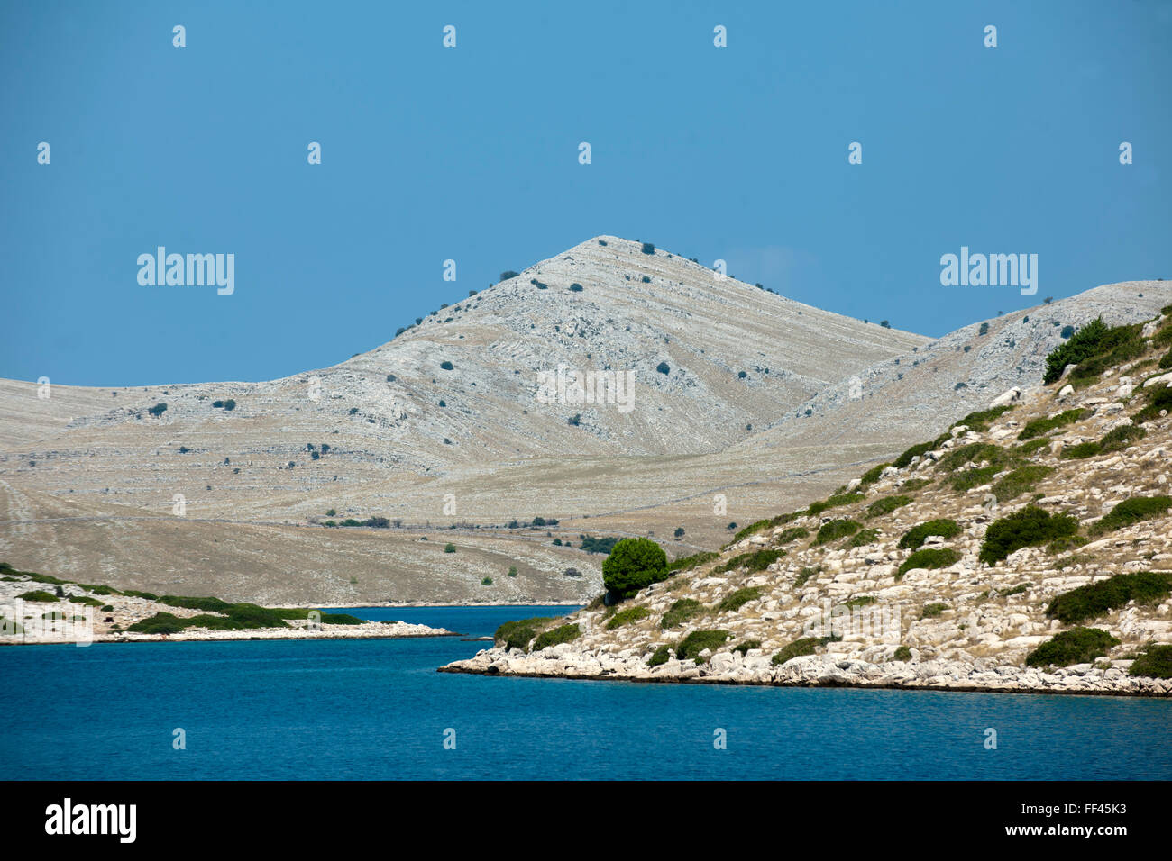 Fernsehreihe, Dalmatien, Murter, Nationalpark Kornaten Stockfoto