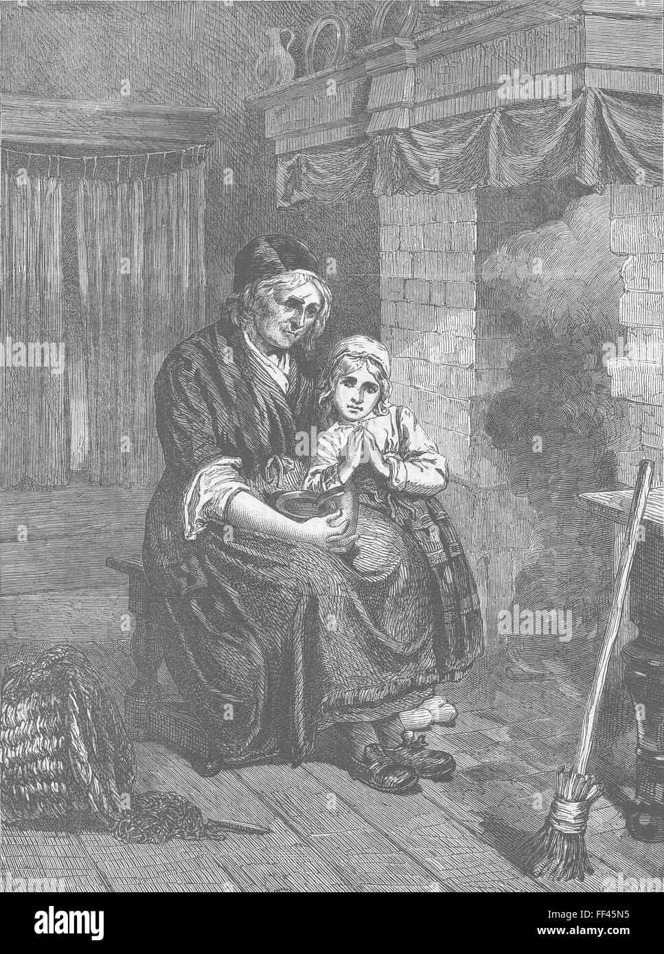 Porträts, die Gnade 1863 zu sagen. Illustrierte London News Stockfoto