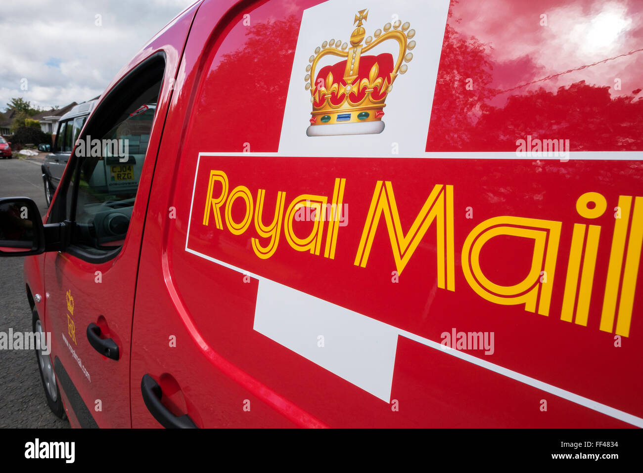 Royal Mail Van Wales Stockfoto