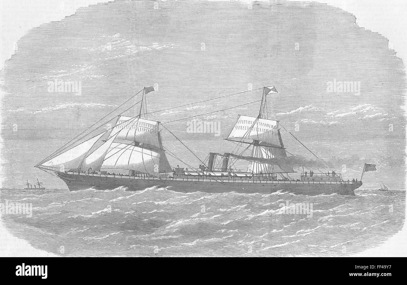 SchiffeJapan, für den Suezkanal Handel nach Asien 1872. Illustrierte