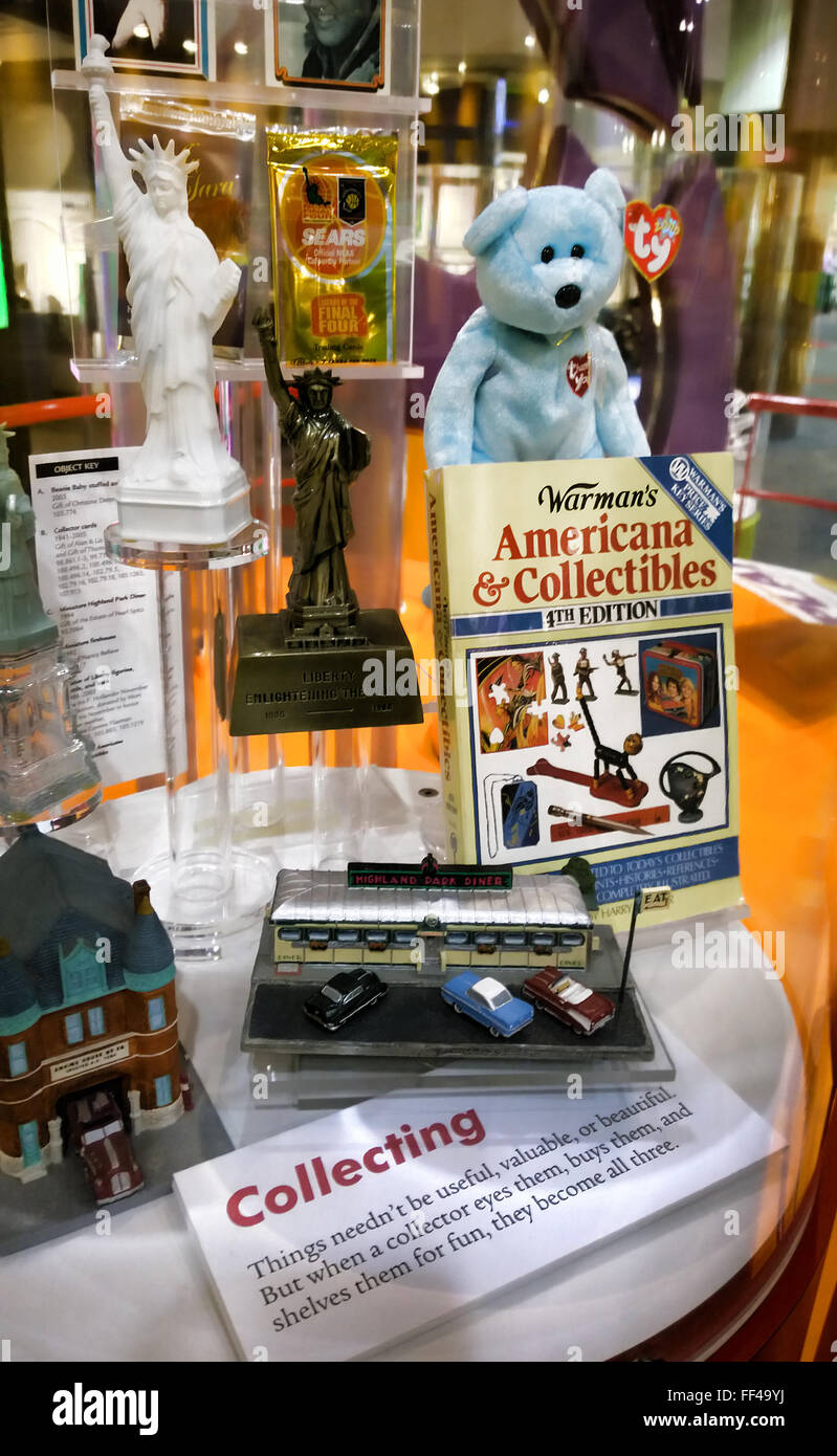 Rochester, New York. Starke Museum spielen. Sammlerstücke anzeigen Stockfoto