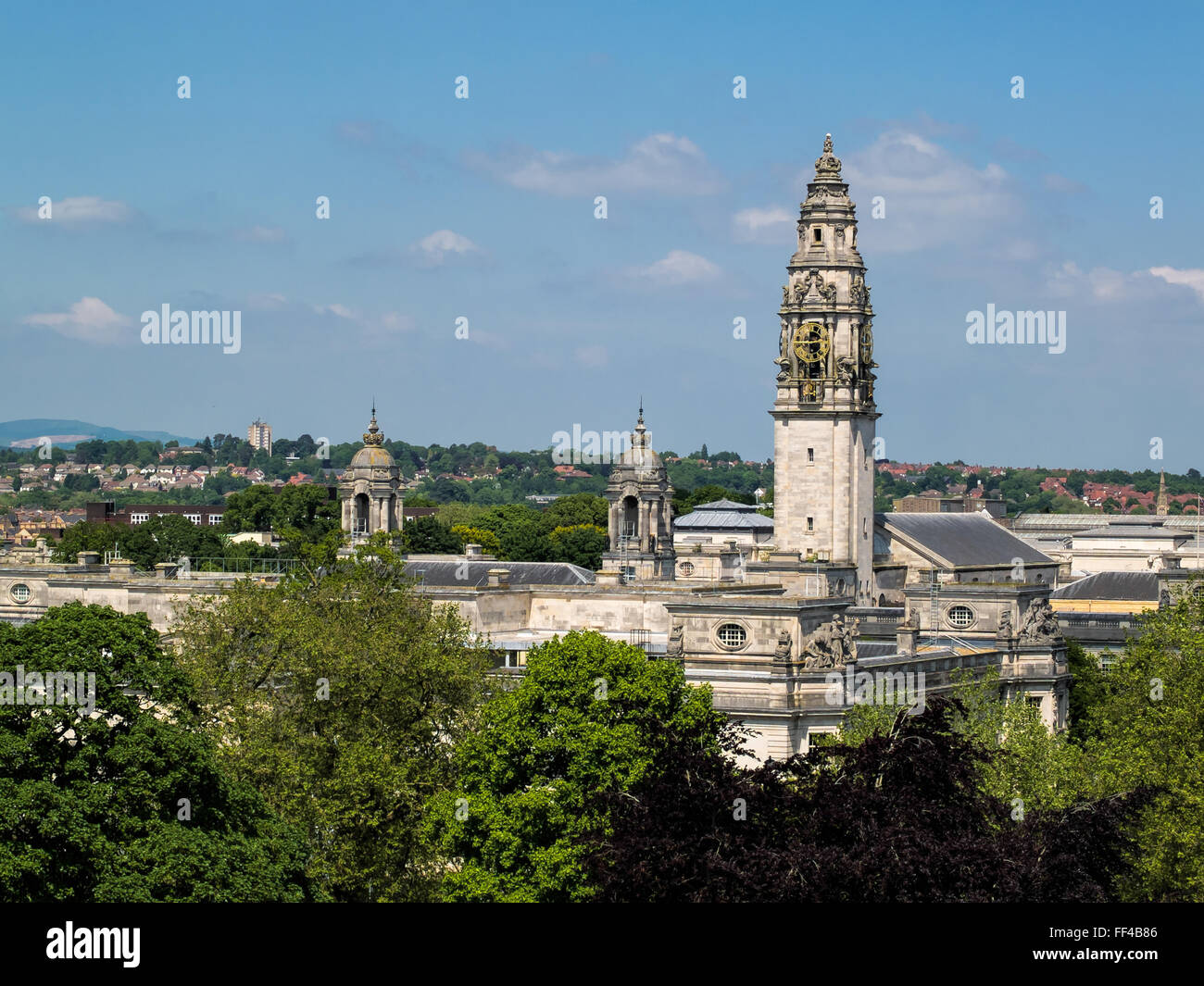 Cardiff City Hall Stockfoto