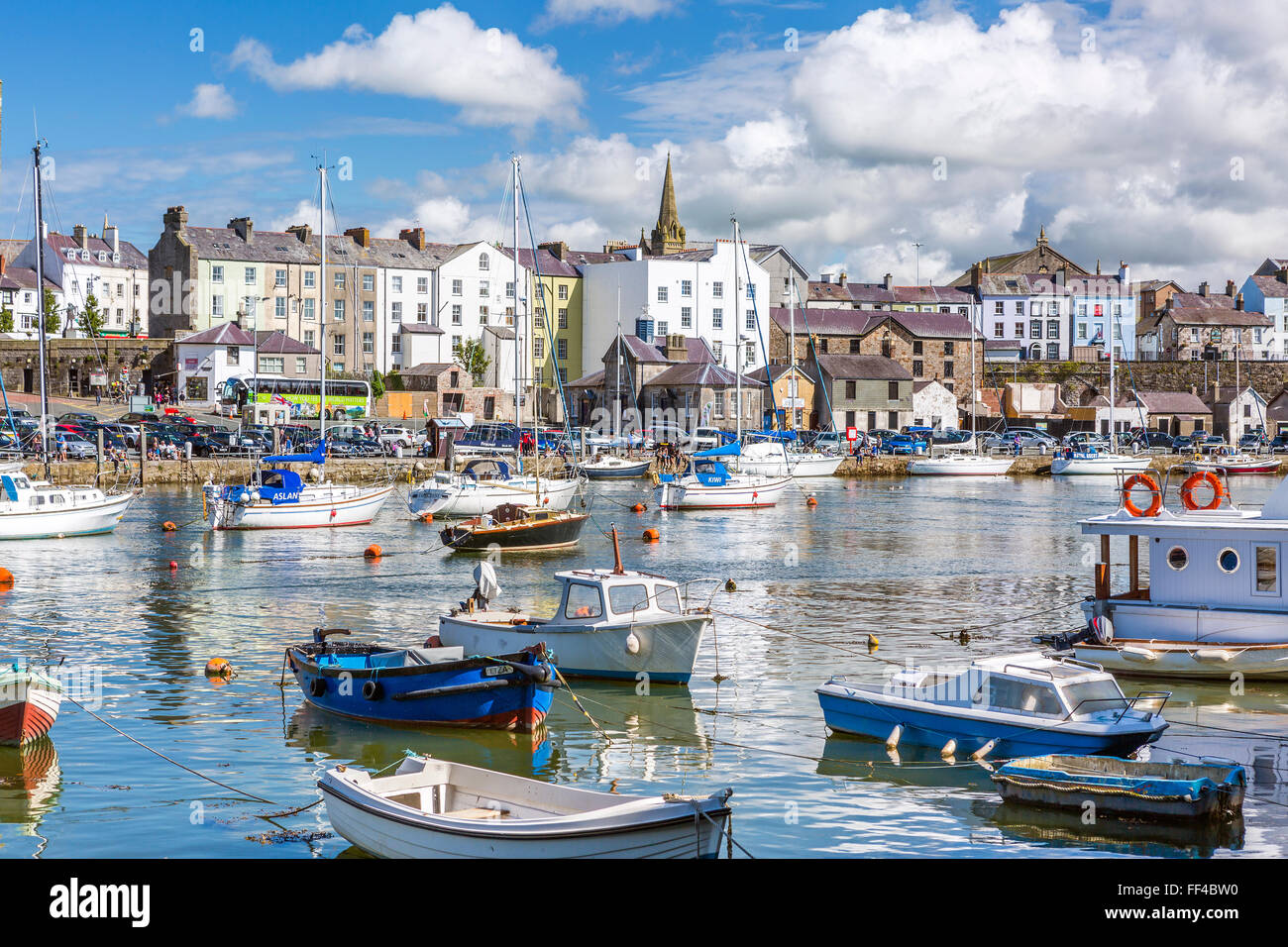 Caernarfon, Gwynedd, Wales, Vereinigtes Königreich, Europa. Stockfoto